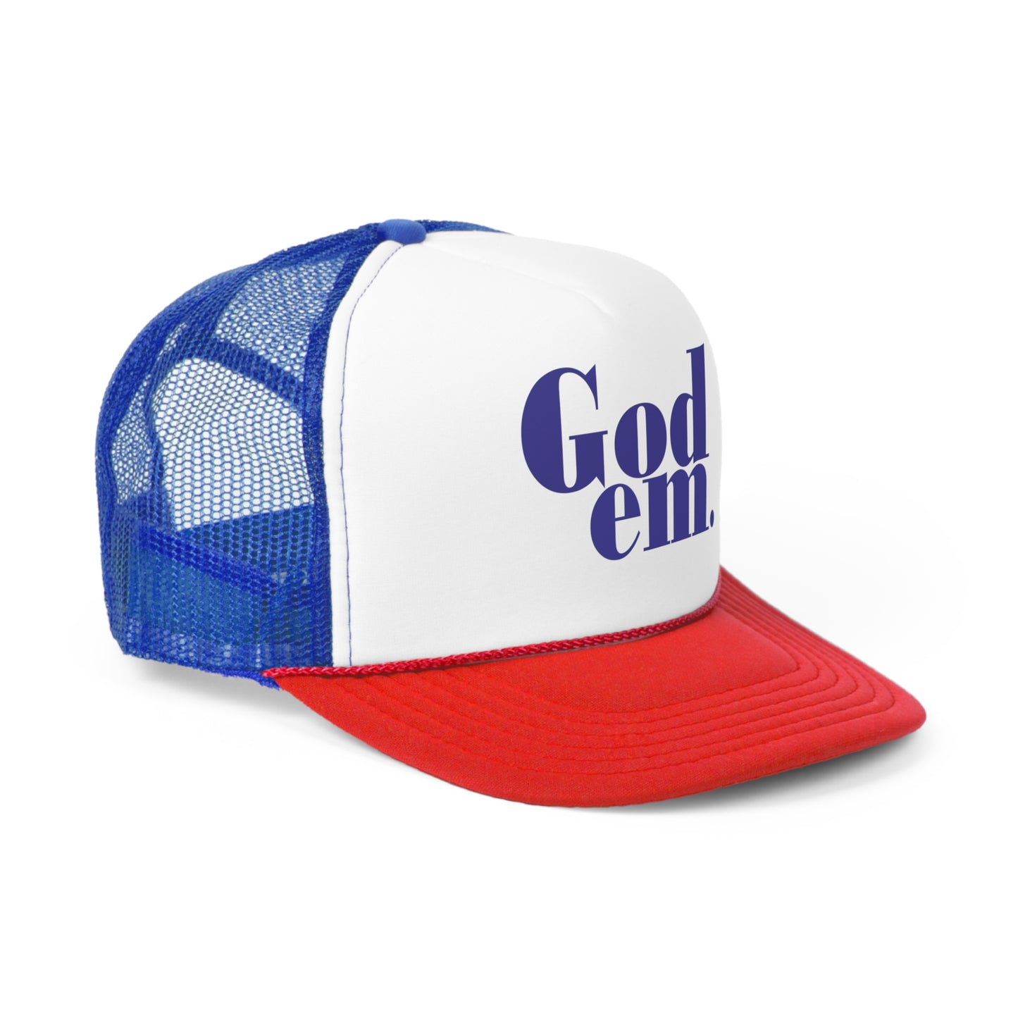 Godem Trucker Cap (Blue/Red)