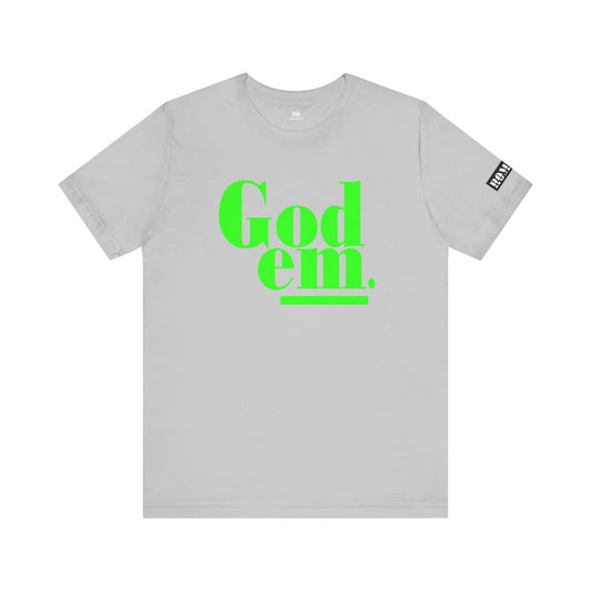 GE2 Godem Unisex Jersey Short Sleeve Tee Neon Green Edition