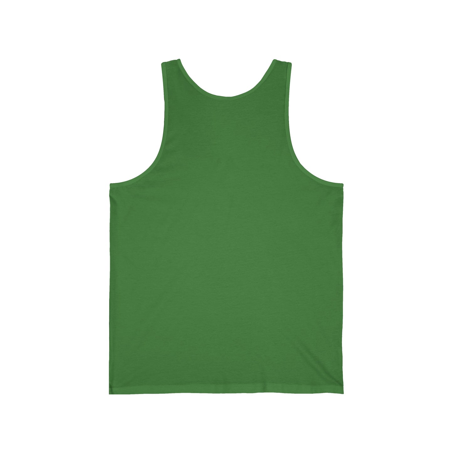 Godem Unisex Jersey Tank (Forest Green/White)