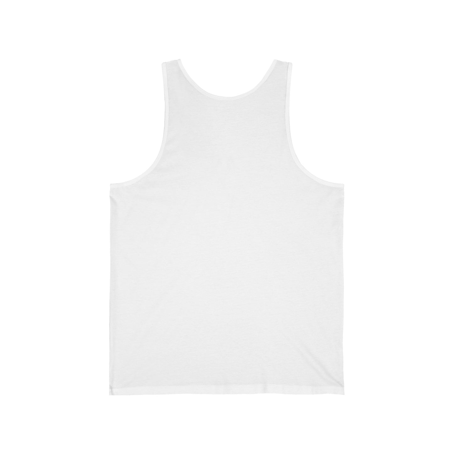 Godem Unisex Jersey Tank (White/Blue)