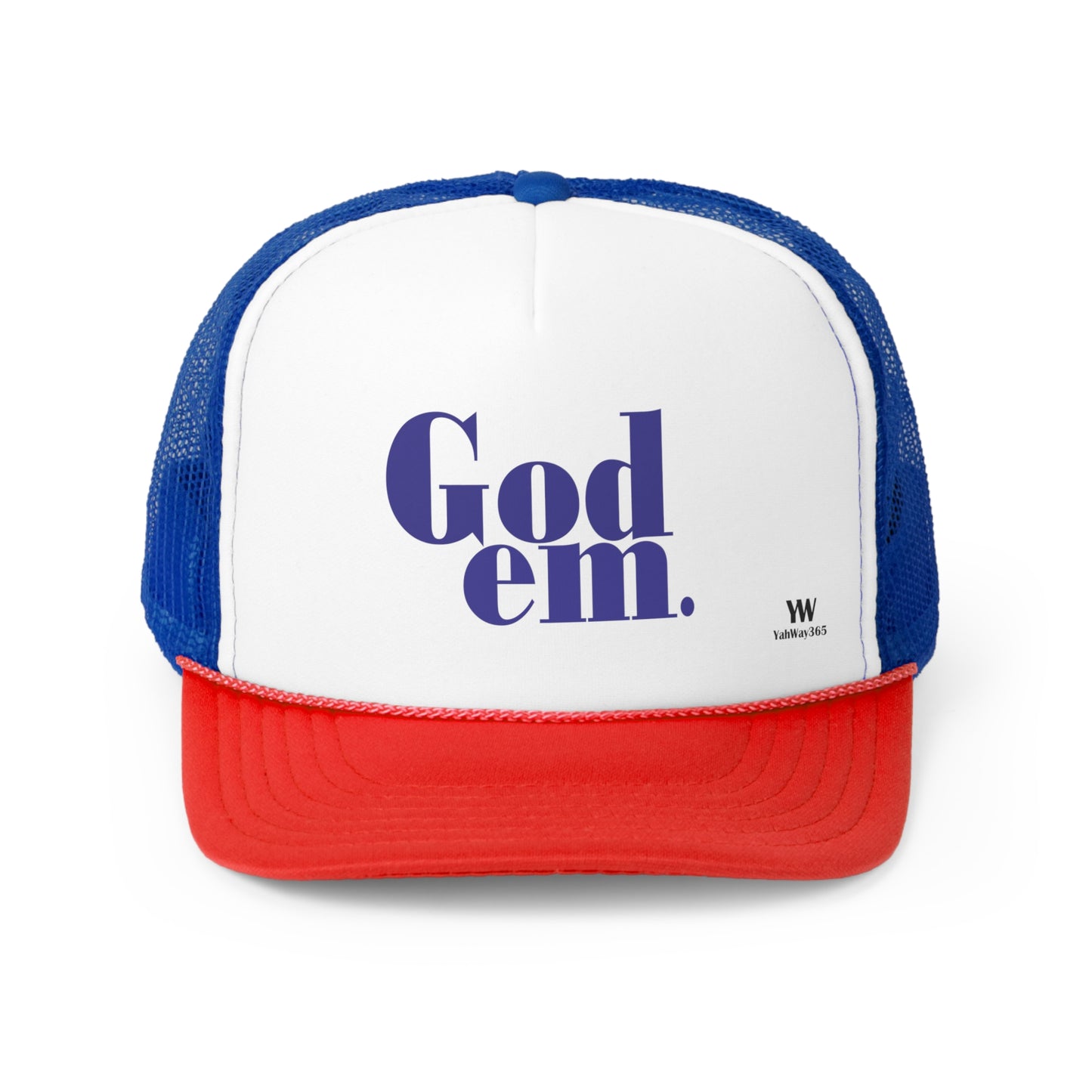 Godem Trucker Cap (Blue/Red)