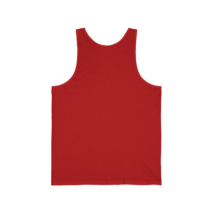 Godem Unisex Jersey Tank (Red/White)