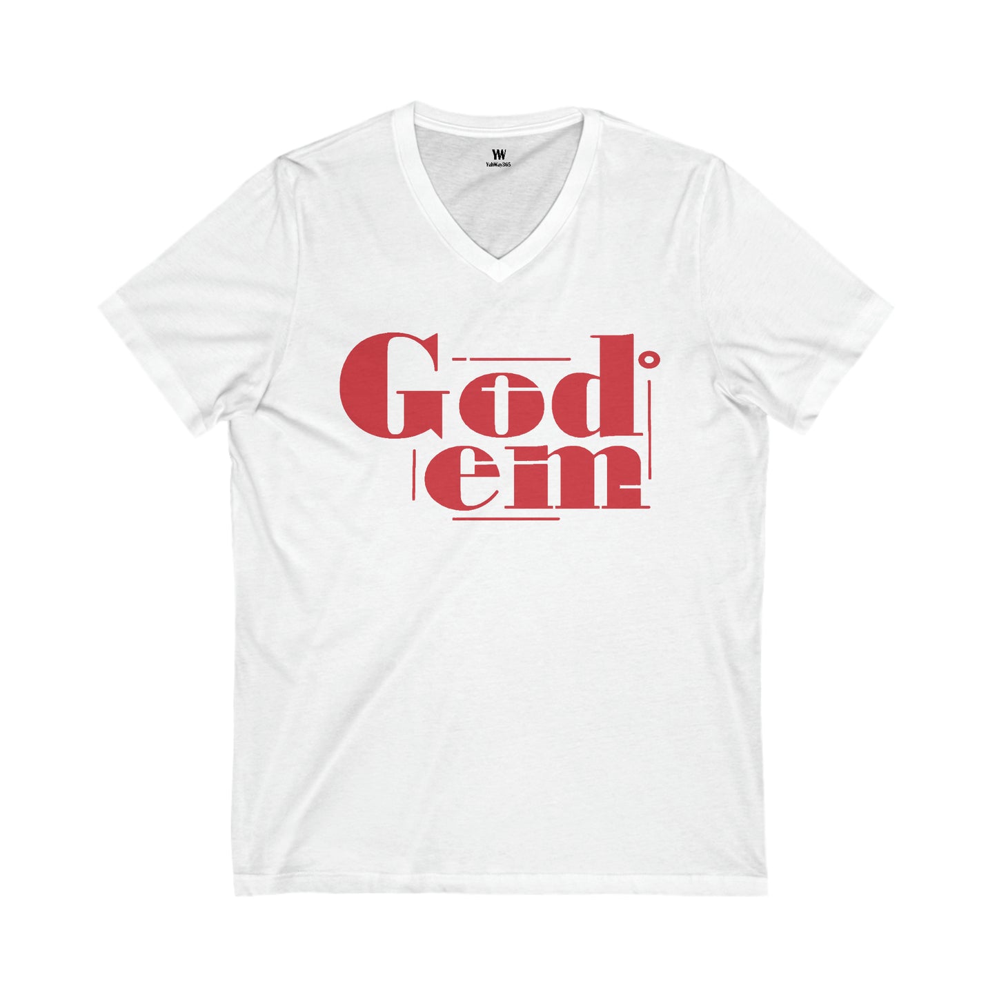 Godem Unisex Jersey Short Sleeve V-Neck Tee