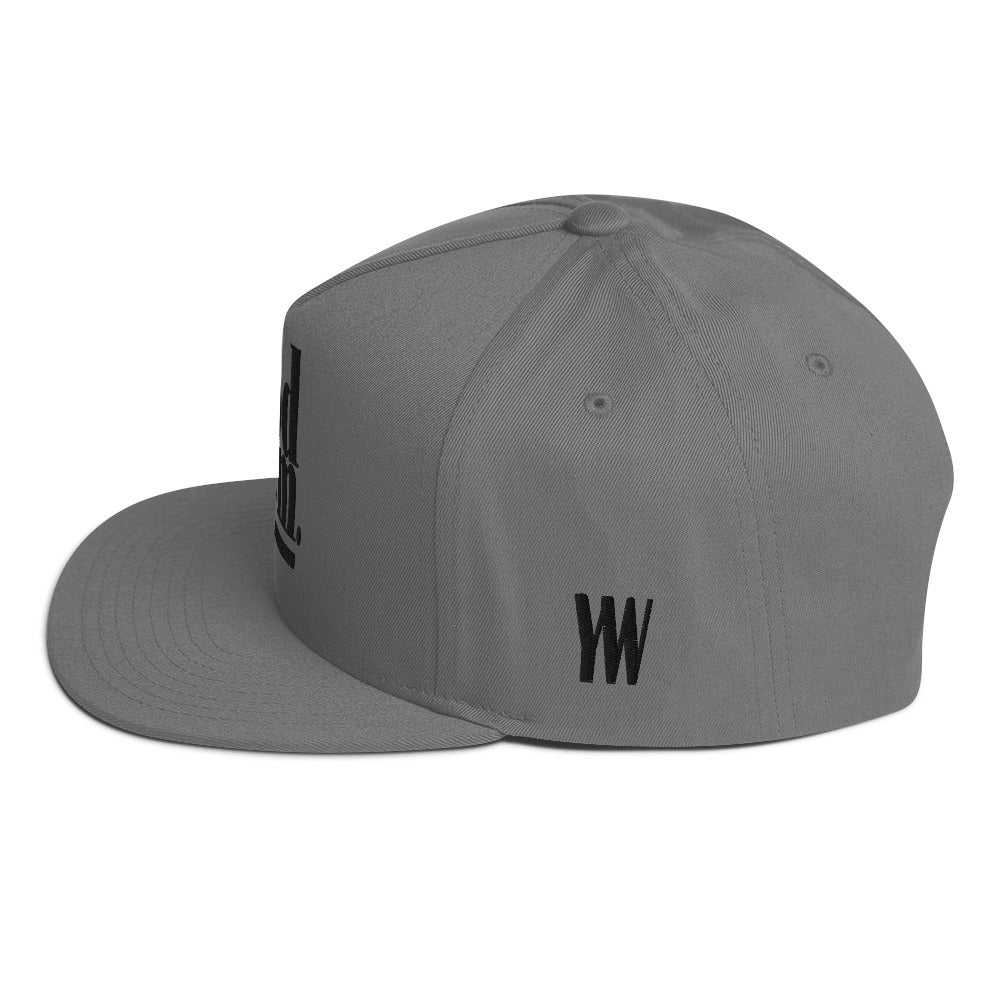 Godem Flat Bill Cap (Grey/Black)