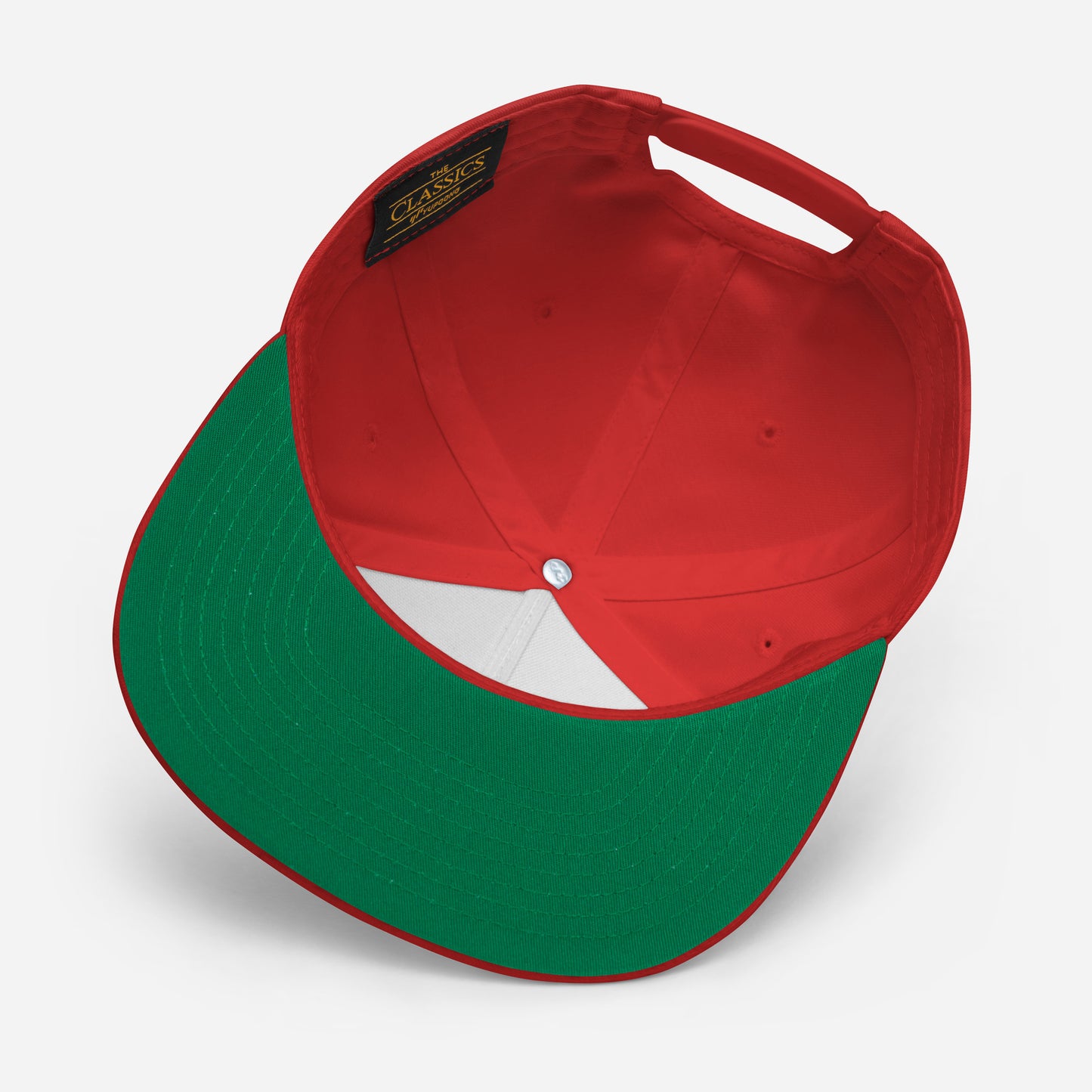 Godem Flat Bill Cap (Red/Blue)